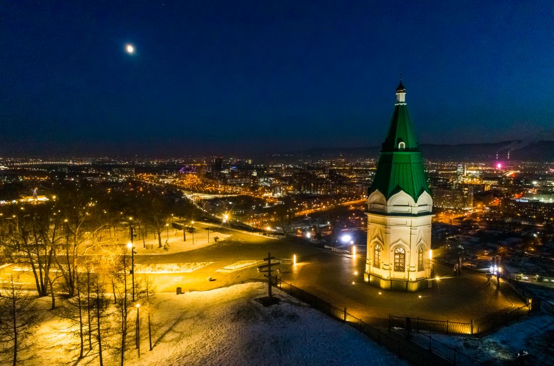 Где погулять ночью в Красноярске